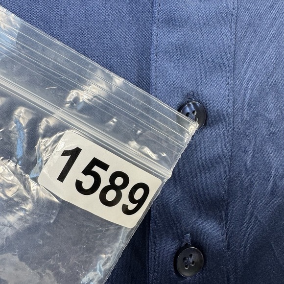 Collars & Co Navy Blue Dress Collar Polo Shirt Size 2XL XXL - Picture 6 of 6